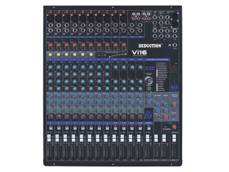 Vi16/Vi12  模拟式带效果器调音台 